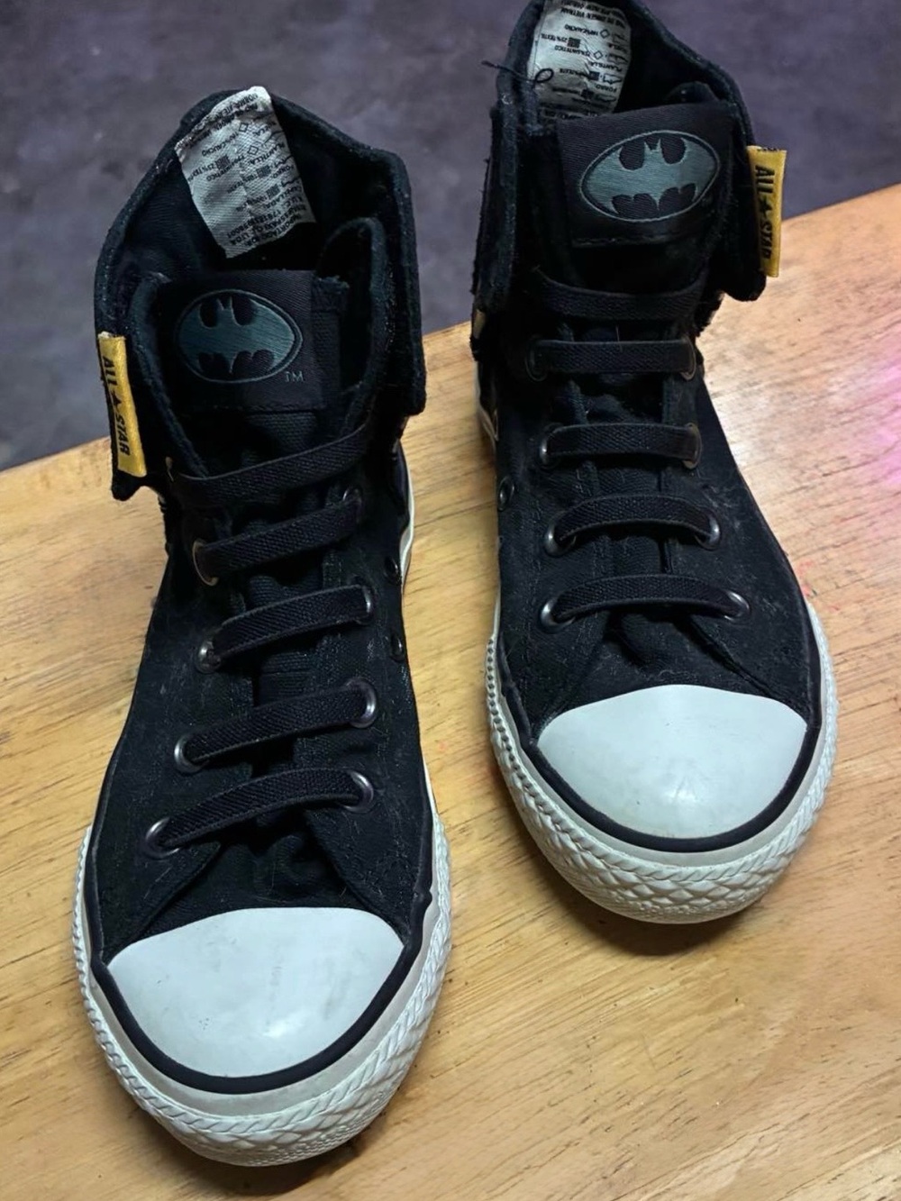 Converse Chuck Taylor All Star Batman High Top Youth Sneakers Size 13